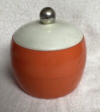 VTG GITS Ware Small Orange Ice Bucket-Plastic-Made In USA picture