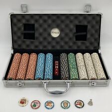 Welcome To Las Vegas Poker Chips 500 pieces Metal Case & Key..$1,5,10,25,100 picture