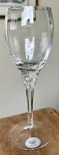 6 - Gorham Crystal Andante  Wine Glass Optic Petal Stem New in Box 7.5” Tall picture