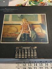 1904 ad calendar The Quincy Granite Quarries Co. Massachusetts picture