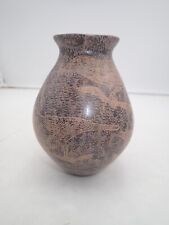 Mata Ortiz Hand built & Hand Painted Pot or Olla by Lucy Mora With Birds Etched picture