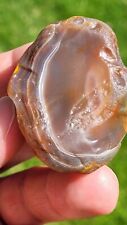 Beautiful 1.8 oz Lake Superior Agate LSA - Dark Red Banded Jelly w Limonite picture