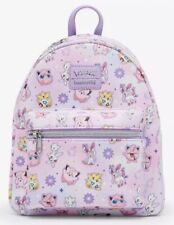Loungefly Pokemon Fairy Type Pink All Over Print Backpack Bag picture