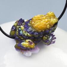 Baby Toad Frog Bead Multicolor Shell Carving Collection or Jewelry Design 4.05 g picture