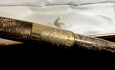 Soffer Pen Fountain Pen Celluloid Lever Ricord Roma Marking Antique 1940 picture