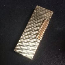 Dunhill Rollagas Lighter Gold Wave Overhauled Product From JAPAN picture
