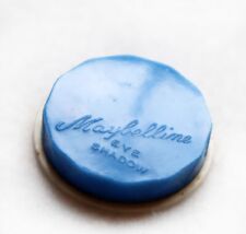 Vintage 1930s MAYBELLINE Creamy Eyeshadow Blue Grease Celluloid Case Chicago USA picture