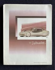1992 GM Ultralite Concept Car Factory Press Kit Photos Carbon Fiber 0-60 8s picture