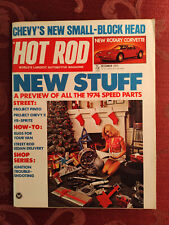 Rare HOT ROD Car Magazine December 1973 Christmas Colleen Camp picture