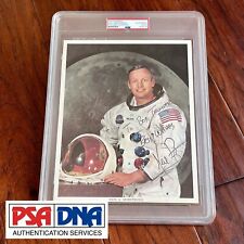NEIL ARMSTRONG * PSA * Encapsulated Signed Photo Autograph * Apollo 11 picture