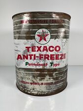 Texaco Antifreeze Permanent Type 1 Gallon Advertising Empty Vintage USA Display picture