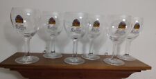 Leffe Abbey Belgian Craft Beer Stemmed Glasses 25cl New In Box picture