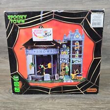 Lemax Spooky Town Wicked Fast Broomsticks RETIRED Witches Movement & Lights RARE picture