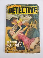 Private Detective Pulp Magazine December 1941 