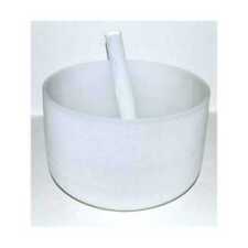10 Off White Crystal Singing Bowl picture