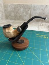 Peterson Meerschaum Tobacco Pipe Vintage Large Sterling Rare 9 And 6mm picture