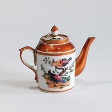 Hand Painted Nini Mini Lidded Tea Pot  Baroque Decor  Floral & Birdlife. picture