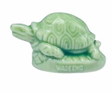 Wade Figurine England whimsies whimsy Red Rose tea jade green turtle tortoise 1 picture