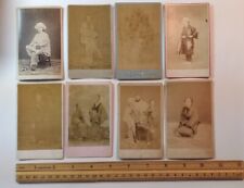 8 Old Japanese Cabinet cards picture