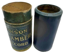 Antique Edison Blue Amberol Record Cylinder Boston Commandery March Concert Band picture