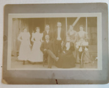 Vintage Cabinet Card Uncle Billie's Family by Rankin Pacific Coast Photographer picture