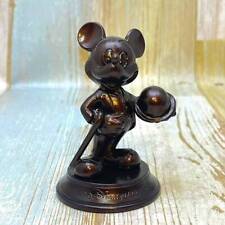 Limited Rare Tokyo Disneyland Hotel Mickey Mouse Gentleman Cane Bronze Statue picture