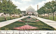 Vintage Postcard 1907 View of Conservatory Douglas Park Chicago Illinois ILL picture