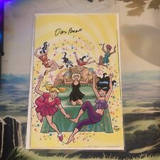 Archie Comics Betty , Veronica And Sabrina Sleepover Cover Signed W/ COA picture