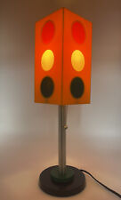 VTg Post Modern LUCITE TRAFFIC/STOP LIGHT TABLE/DESK LAMP  20.25” picture