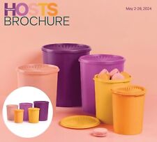Tupperware 5 Pieces Classic Decorator Canister set NEW picture