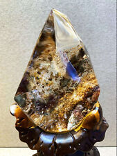 1.58lb Top Natural Color Ghost Phantom Quartz Crystal Mineral Specimen Reiki+S picture