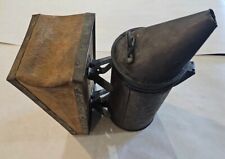 Rare Vintage Dadant & Sons Bee Hive Smoker Leather Bellows picture