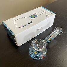 KEITH HARING SMOKING PIPE GLASS ART SPOON COLORFUL ARTSY MEN NEW IN BOX picture