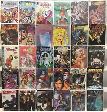Bad Girl Comic Book Lot of 30 - Shi, Scarlet, Jungle Girl, Eve Ext picture