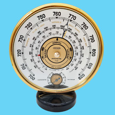 Vintage Jaeger Art Deco Weather Station #18834 Barometer Level Thermometer picture