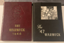 1946-1947 NEWPORT NEWS VirgInia THE WARWICK High School MORRISON YEARBOOKS (2) picture