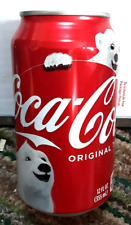 2000 Coca Cola Polar Bears Soda can opened picture