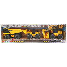 Mighty Tuff Crew Lights & Sounds 3Pack Vehicles Set, Friction Powered Dump Truck picture