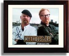 16x20 Framed Jamie Hyneman and Adam Savage Autograph Promo Print - Mythbusters picture