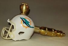 MIAMI DOLPHINS NFL FOOTBALL HELMET SMOKING PIPE LARGE STRAIGHT picture
