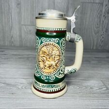 Vintage Avon collectible Stein mug cup Hunting fishing theme 1978 the strike picture