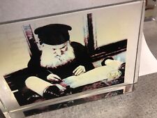 Sofer Setam Torah Lead Crystal  Hand Made Antique 1980’s Israeli Artist Rare picture