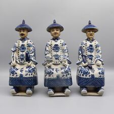 Chinese Qing Dynasty Emperor Figure Statue Figurine Asian Ceramic Emperor’s picture