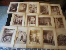 Antique 1870s lot of 14 Juan LAURENT Spain  Albumen Photos Granada Sevilla Jean picture