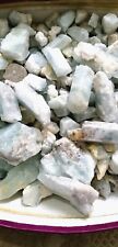 3.65kg Huge Rough Aquamarine crystals Opaque .free Ship picture