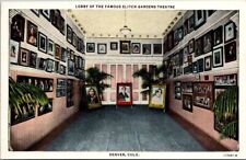 Denver Colorado CO Library of the Elitch Gardens Theater Vintage Postcard picture