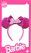 Minnie Mickey Mouse Ears headband Barbie Pink Minnie HANDMADE picture