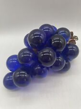 A Granoby Original 1960s Large 2” Balls Lucite Acrylic Cobalt Blue Grape Cluster picture