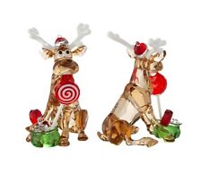 New in Gift Box SWAROVSKI 5655433 Holiday Crystal Dulcis Reindeer Figurine Deco picture