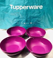 Tupperware Set of 4 Open House 24 oz. Cereal & Salad Dishes New picture